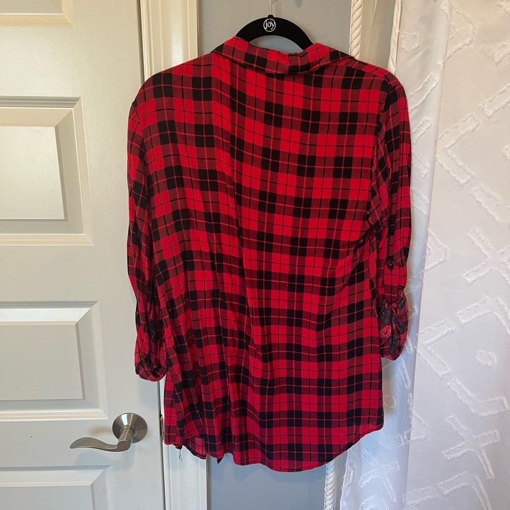 Plaid button down - Picture 3 of 3